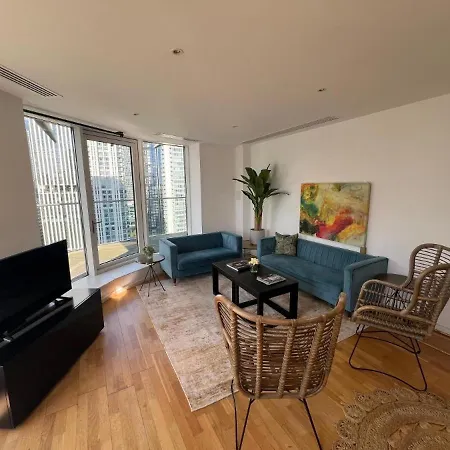 Panoramic View In Canary Wharf Penthouse London Exterior photo